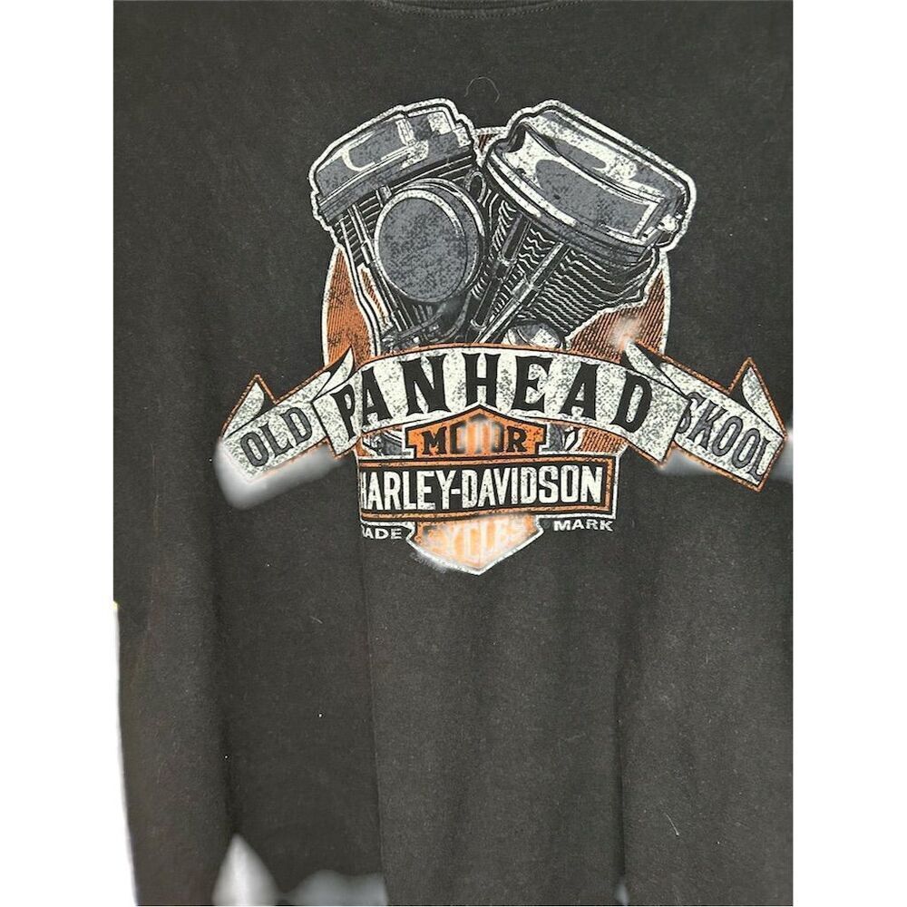Harley-Davidson Men's XL Black Vintage Graphic T-Shirt Short Sleeve - Picture 2 of 4